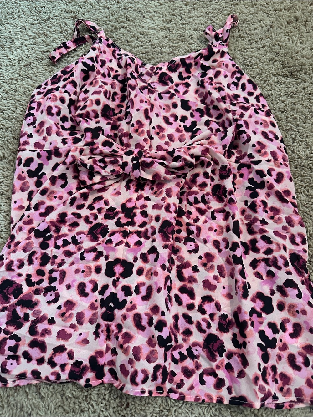 torrid Pink and Black Leopard-Print Girls' Pajama Top